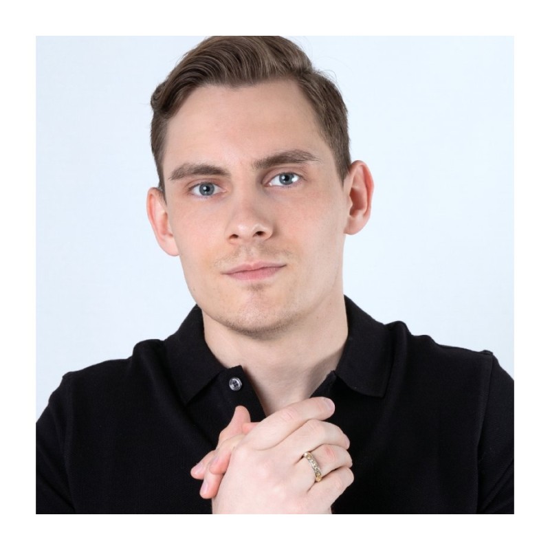 טבעת כסף סטרלינג ומצופה זהב מגן תהילים... | טבעות יהודיות